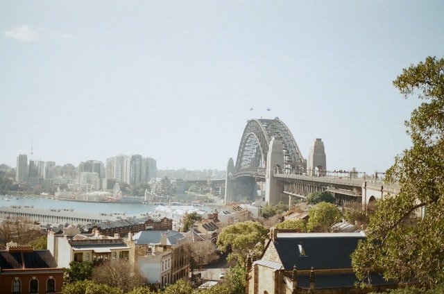 View over Sydney Harbour from Observatory Hill